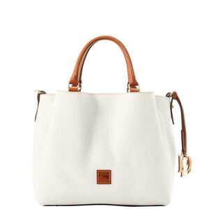 Dooney & Bourke Pebble Grain Barlow Bag - White